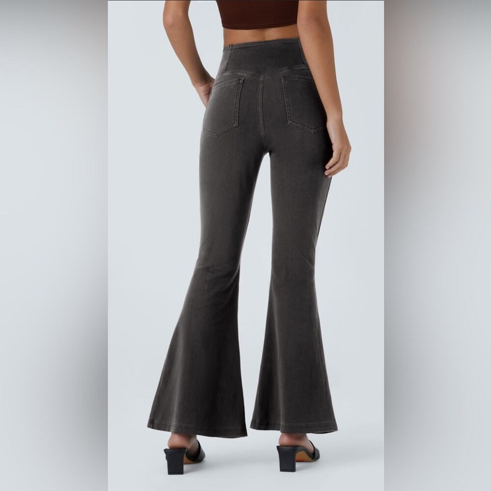 HALARA Dark Gray Flare Pants